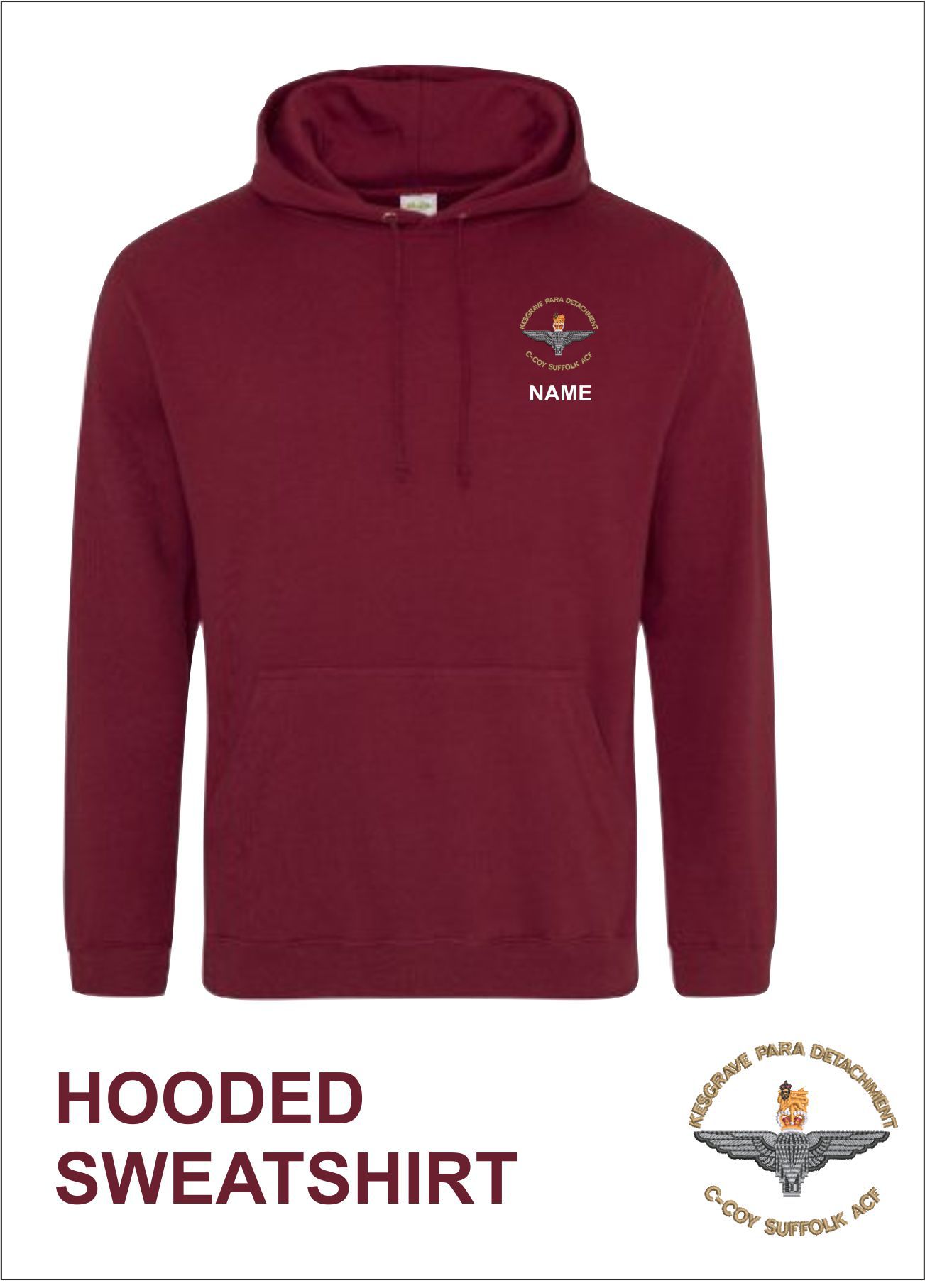 Maroon Hoody