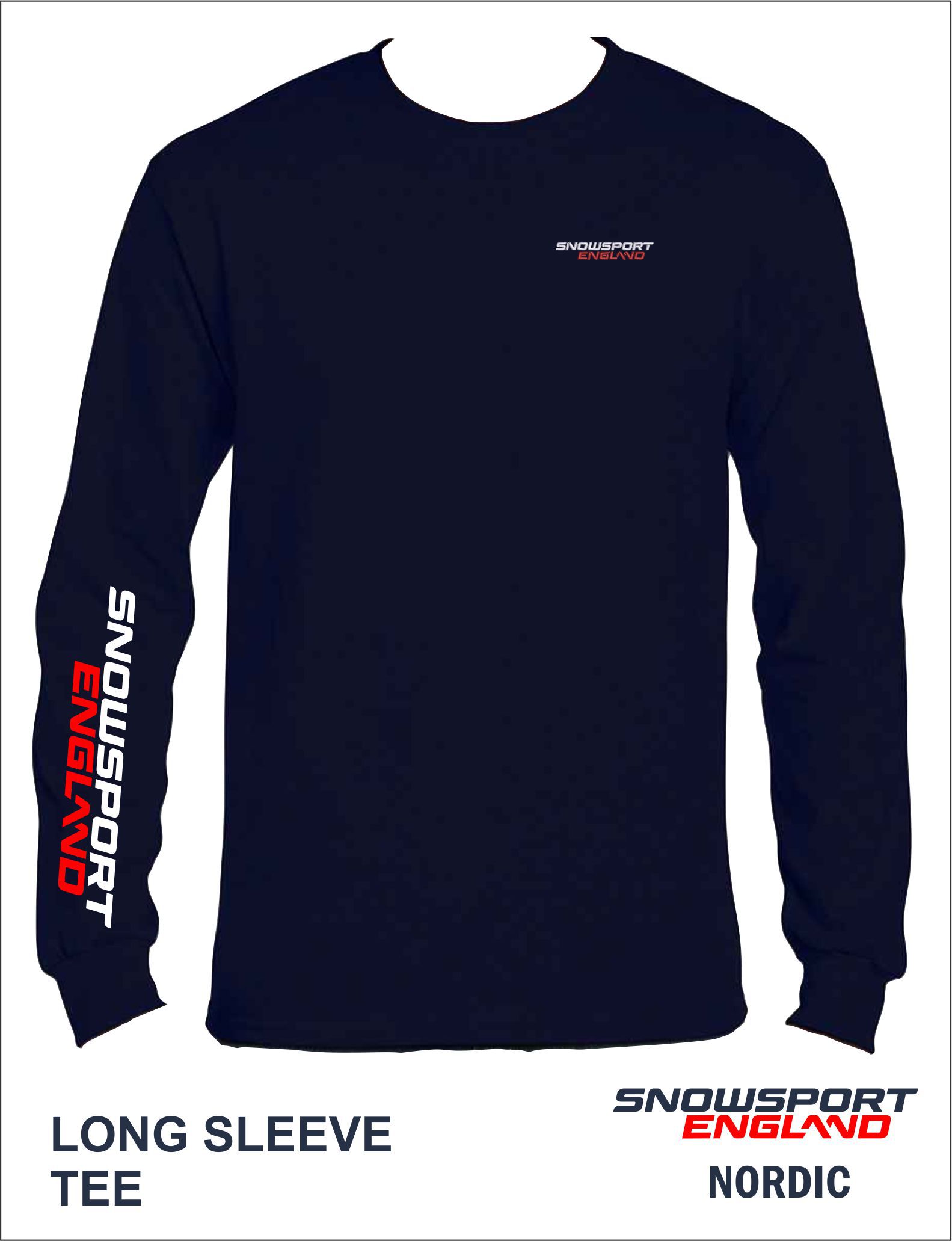 Long Sleeve Tee Navy Front