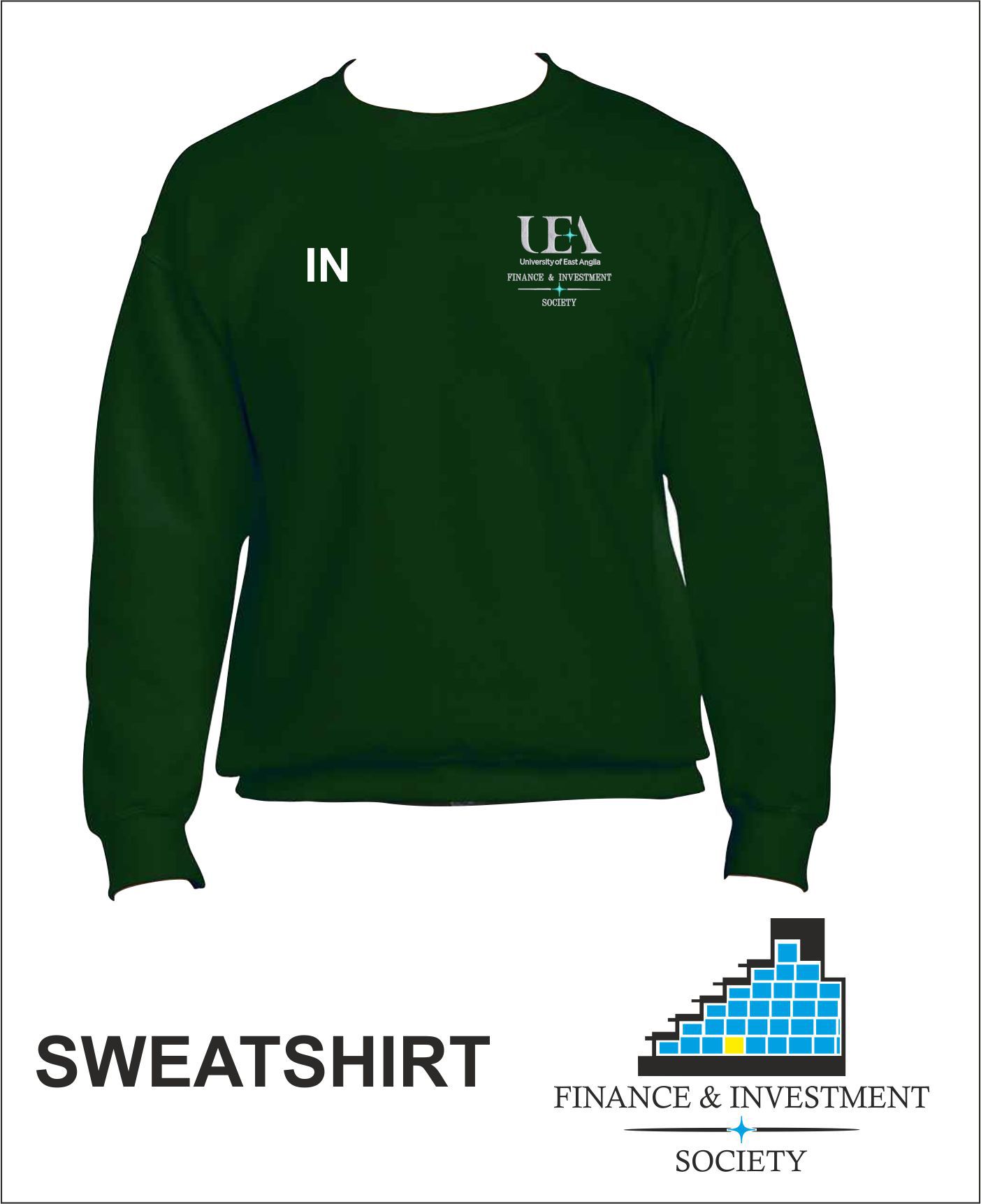 Sweatshirt Green Front