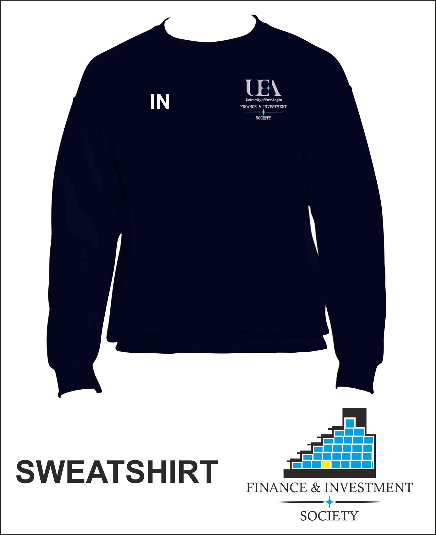 Sweatshirt Navy Front