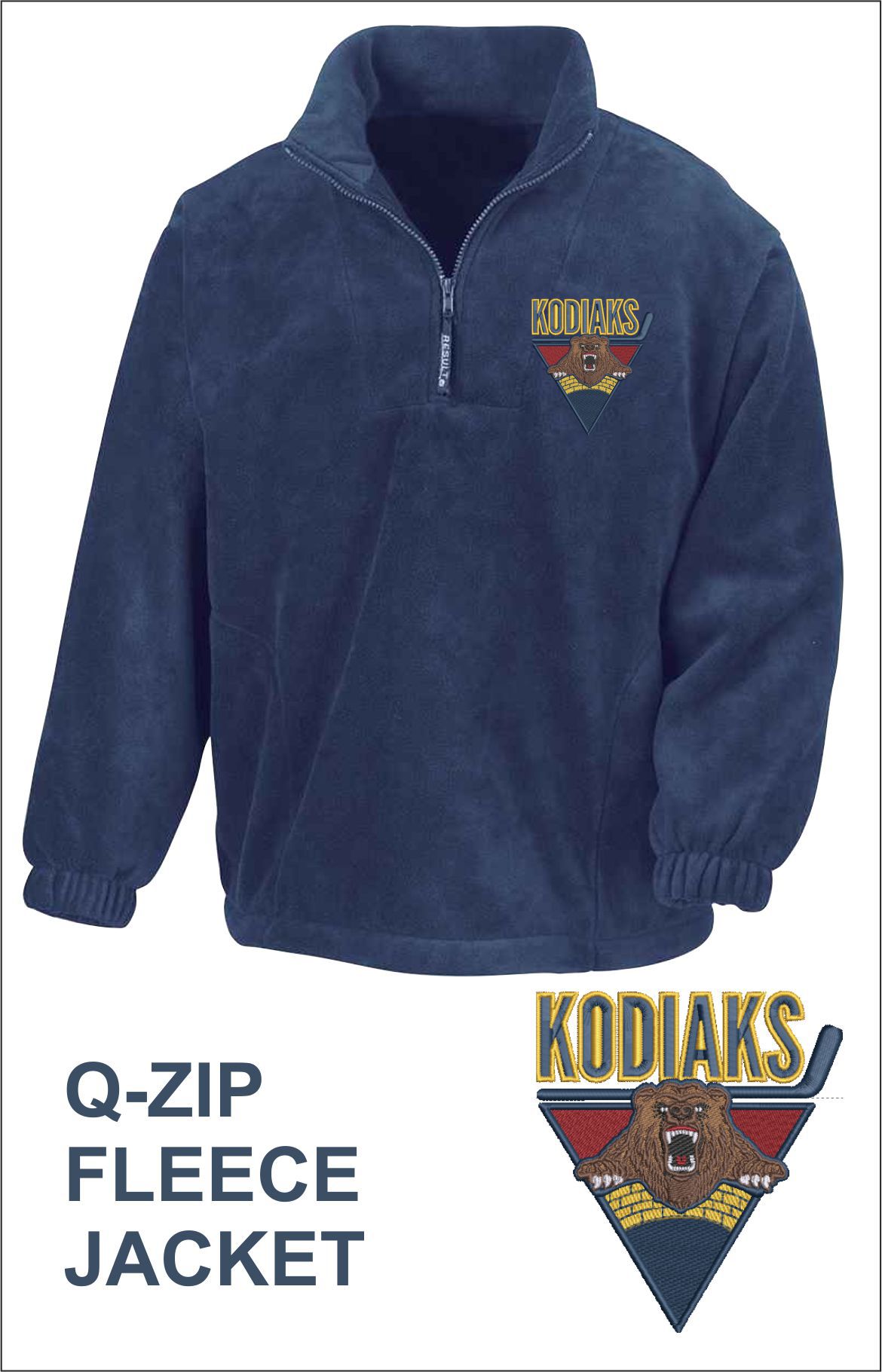 Quarter Zip Fleece Front