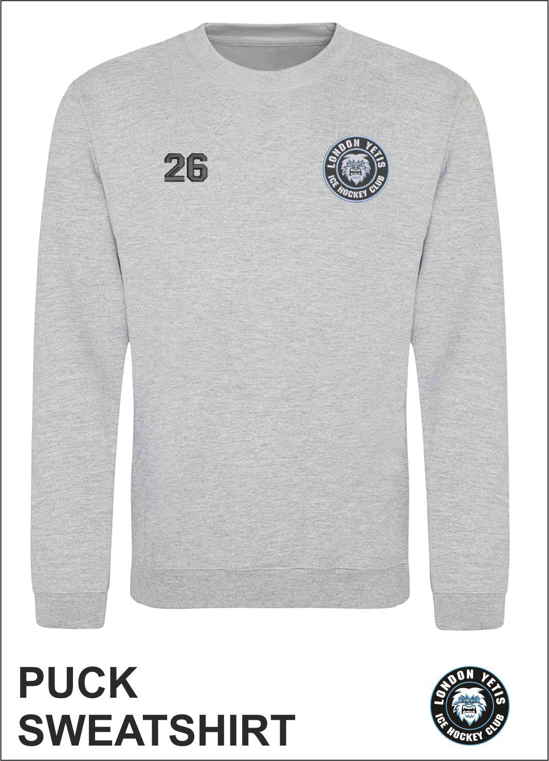 Puck Sweatshirt Heather Grey