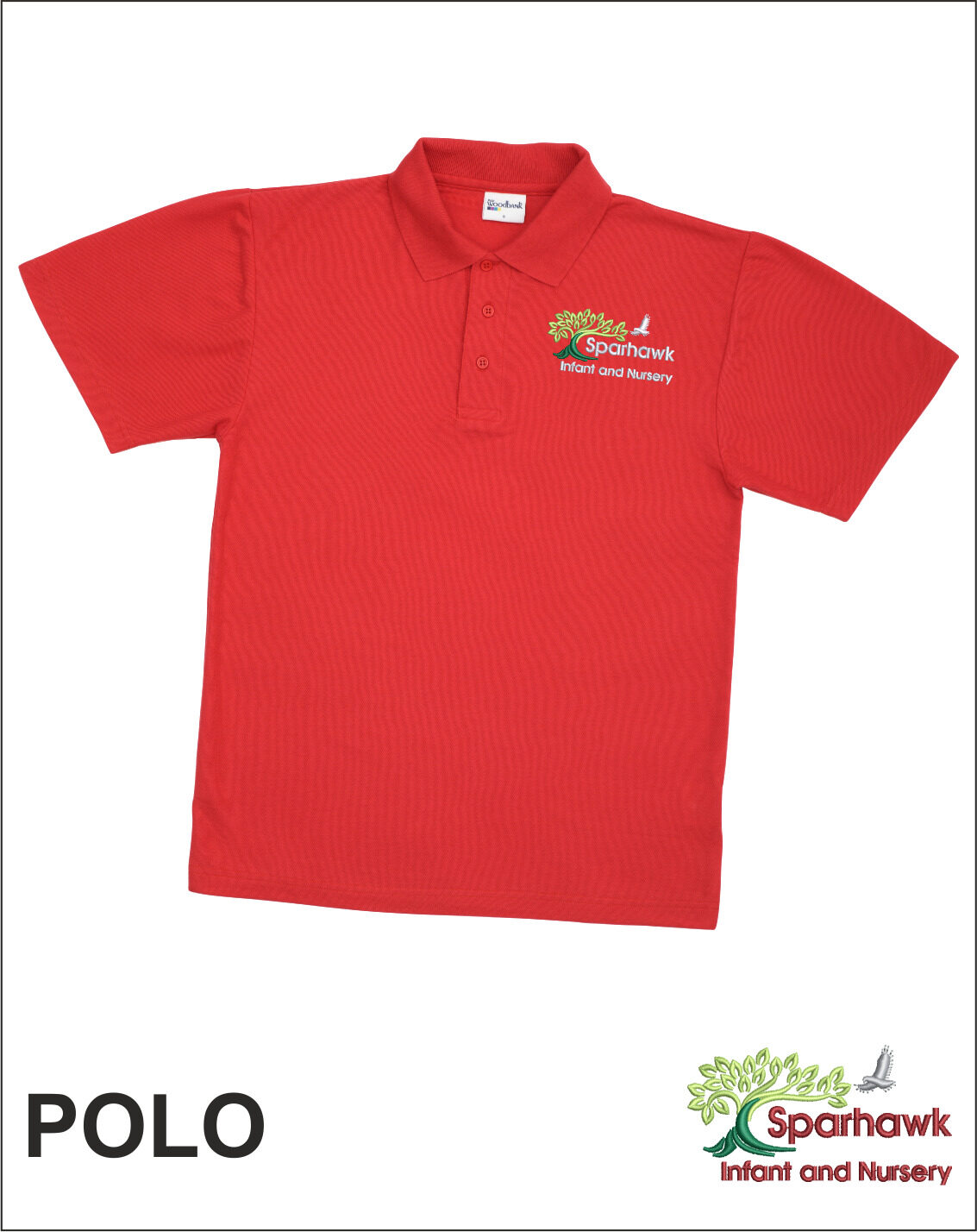 Sparhawk Red Polo