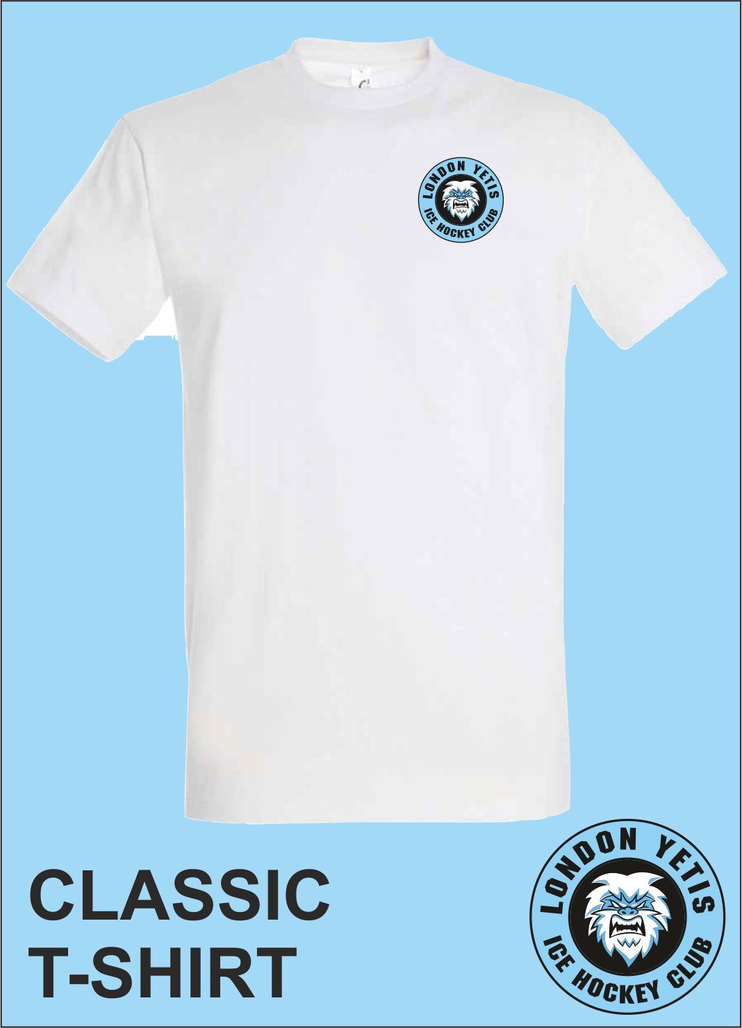 Classic Tee White Printed