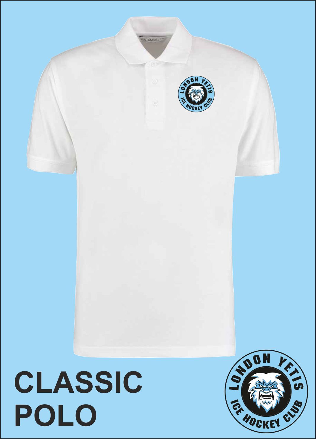 Classic Polo Printed White