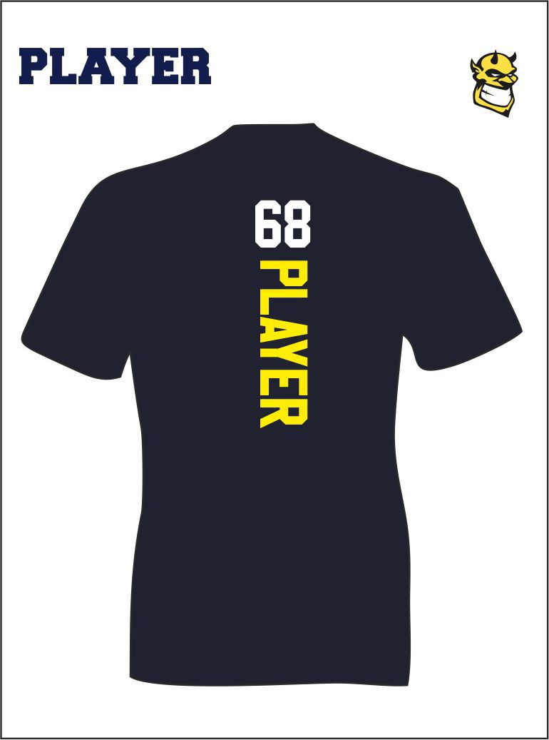 Player Tee Back Navy