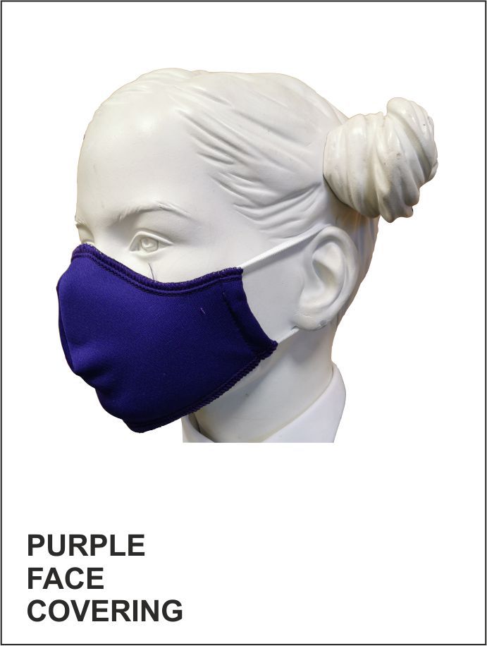 Purple Face Coverings
