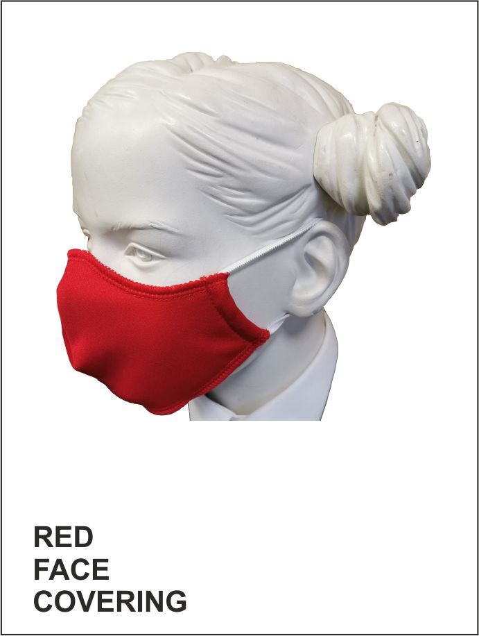 Red Face Coverings