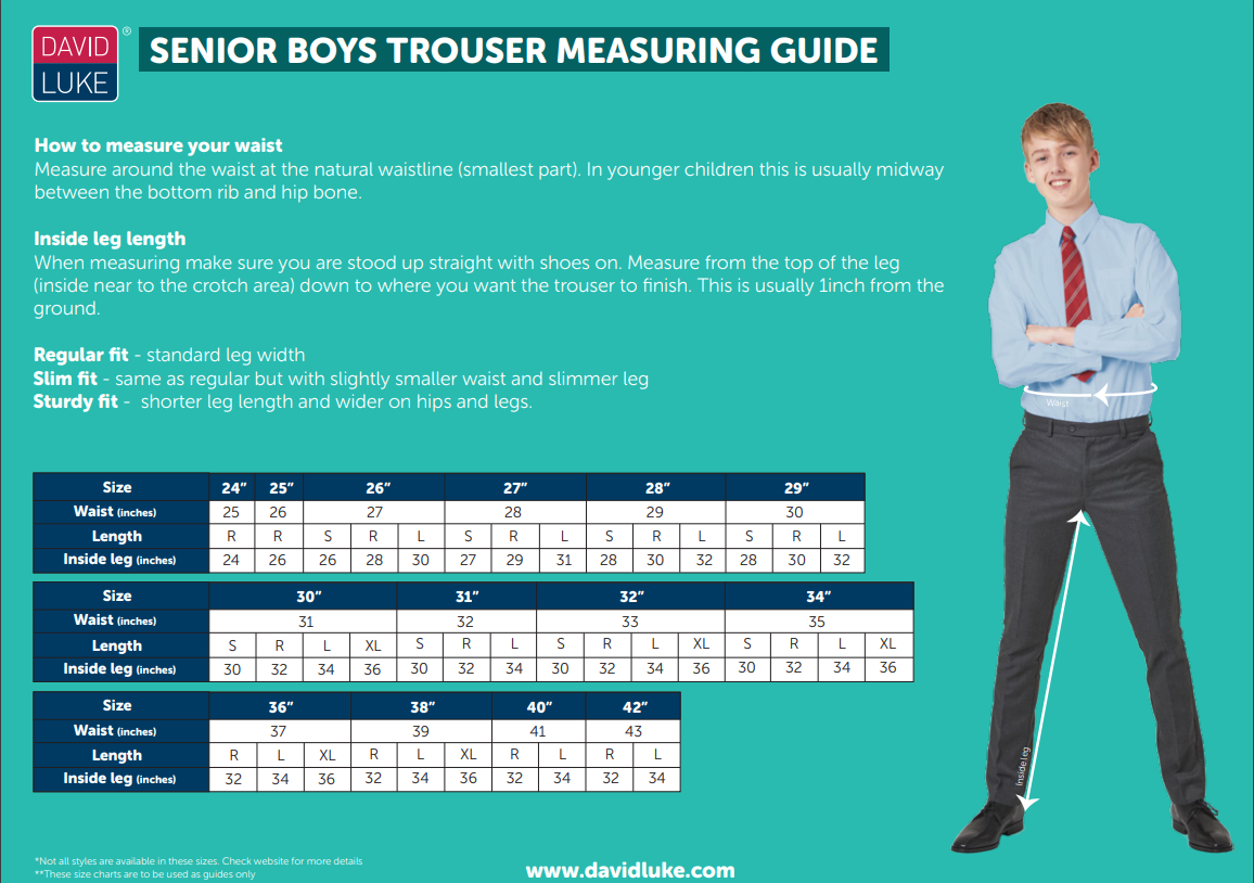 Trouser Size Guide Women