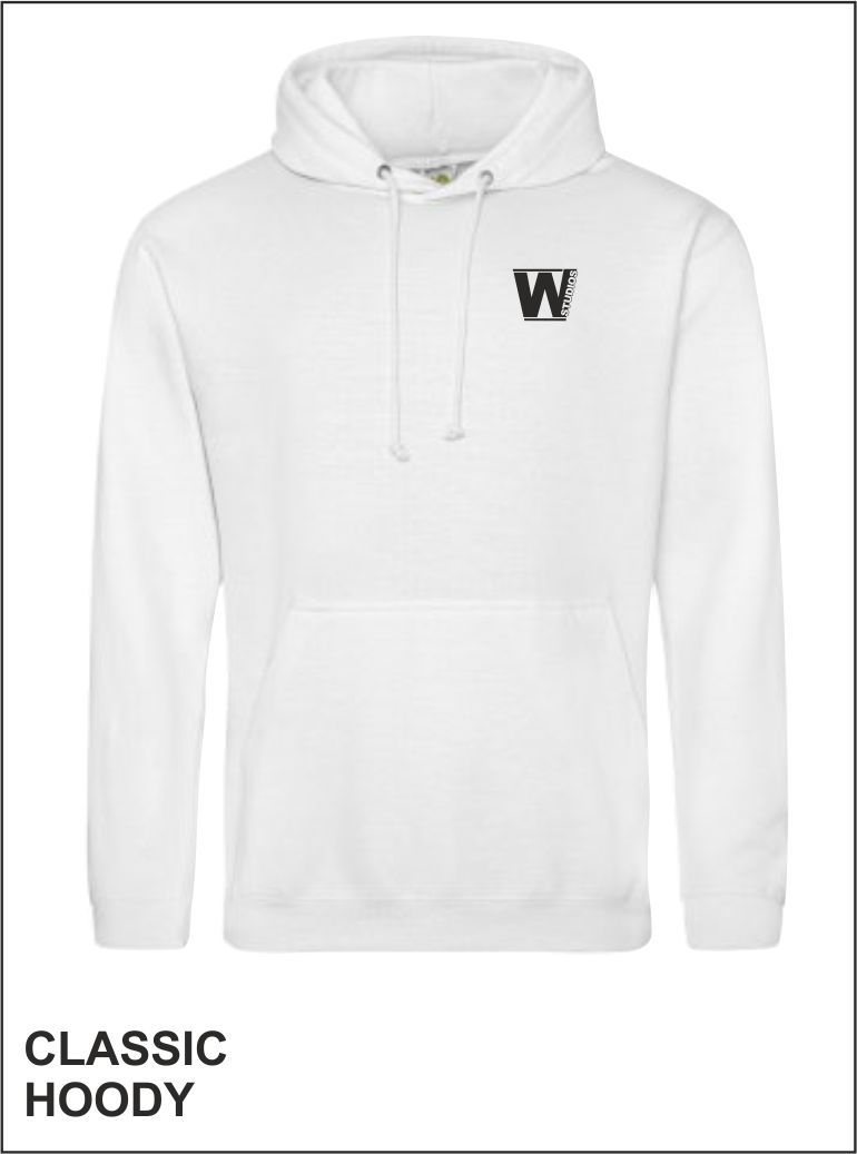 Classic Hoody Front White