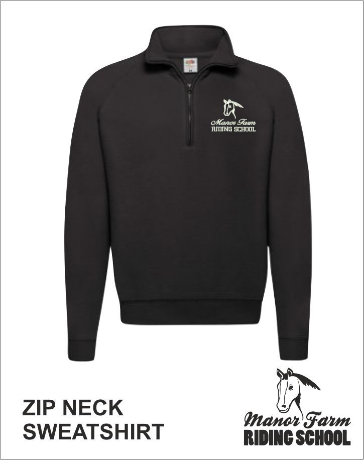 Zip Neck Sweatshirt Front