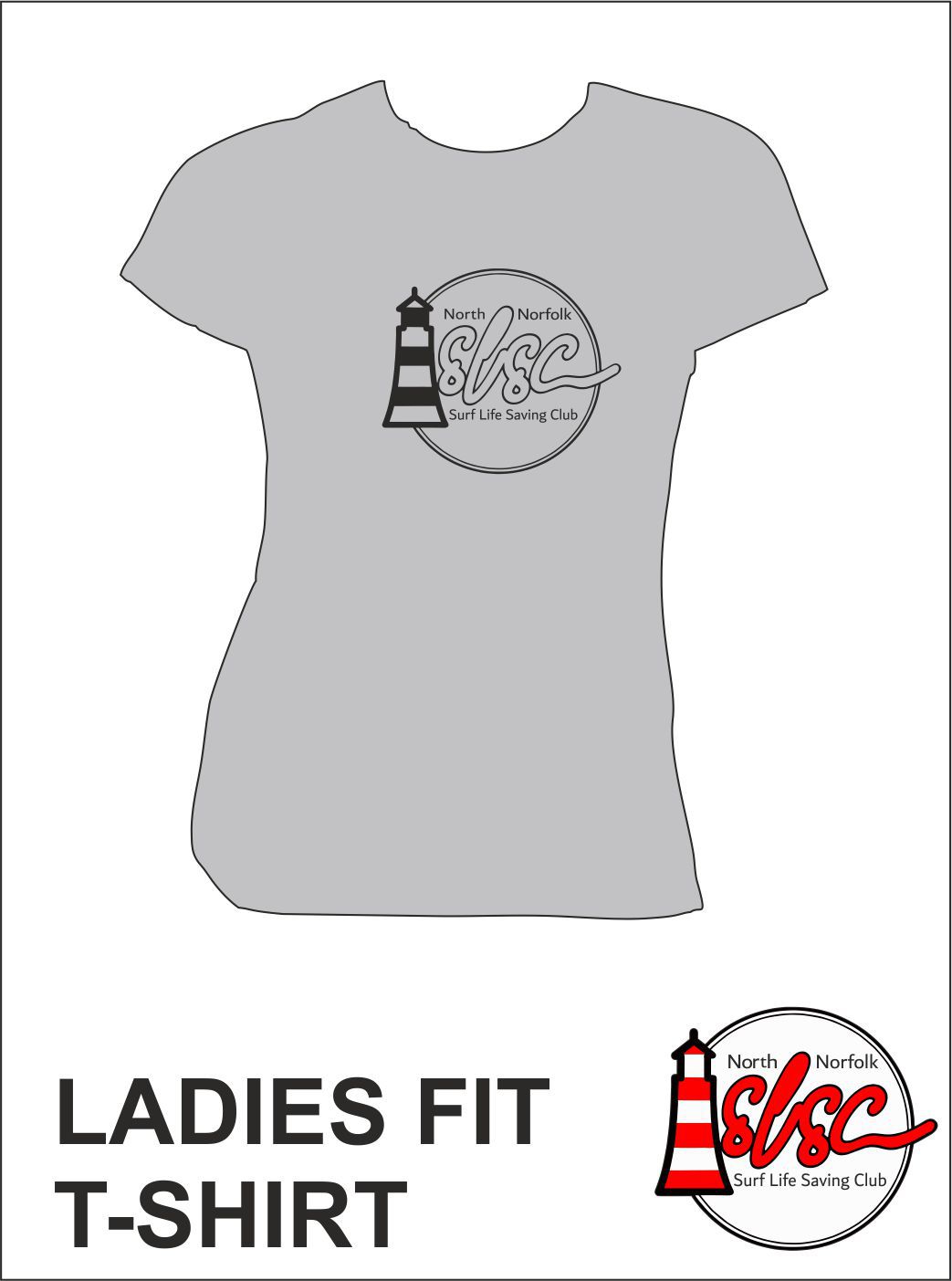 Ladies T Shirt Grey