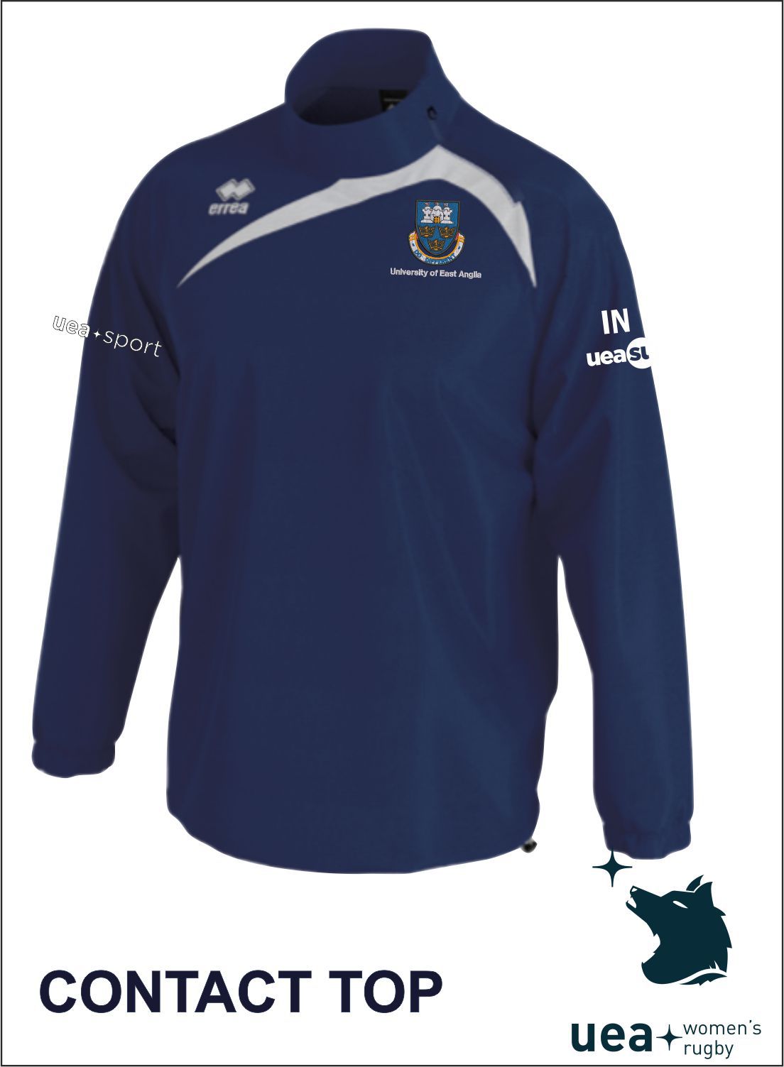 Uea Rugby Womans Contact Top Front