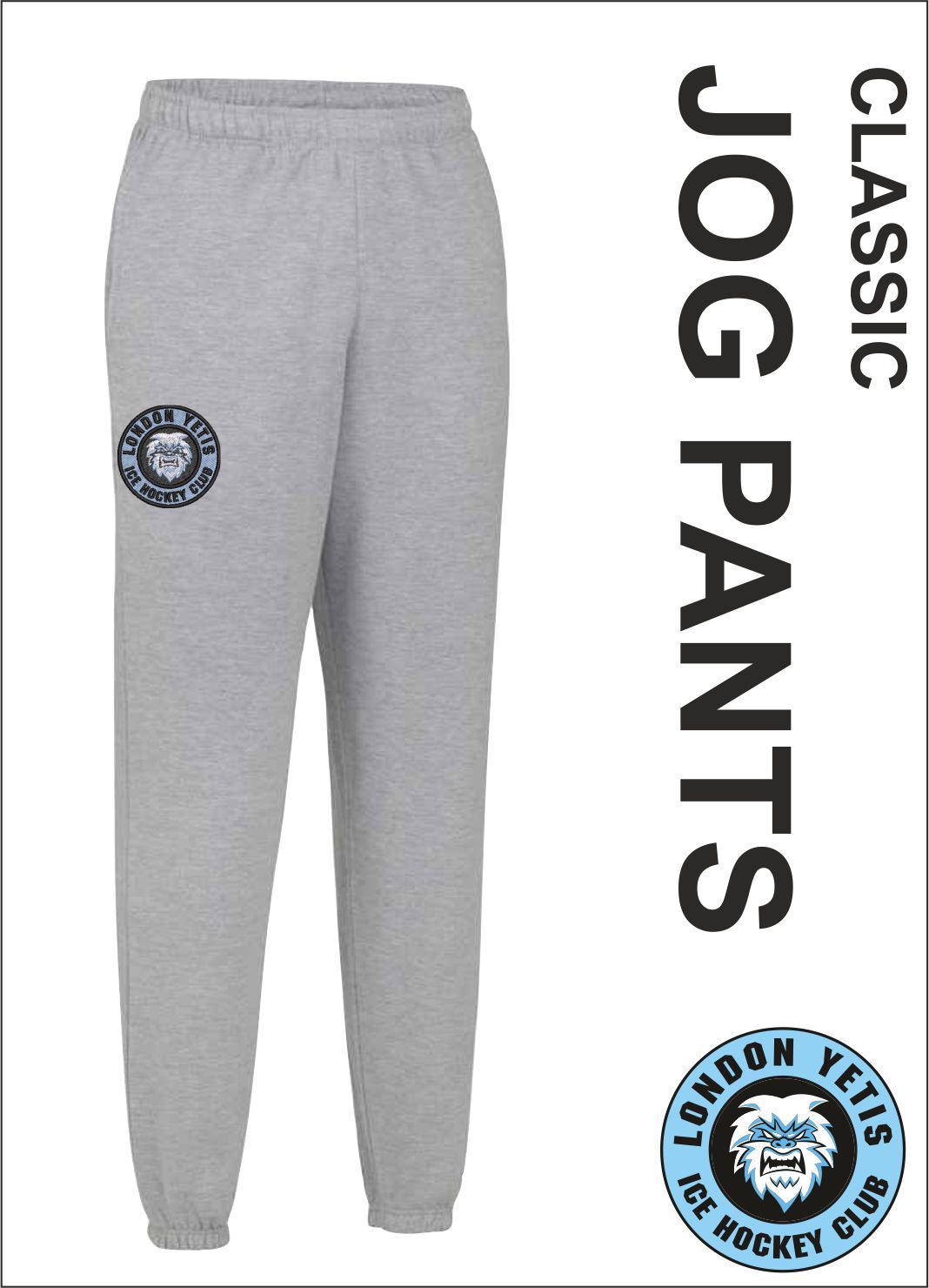 Classic Jog Pants Heather Grey