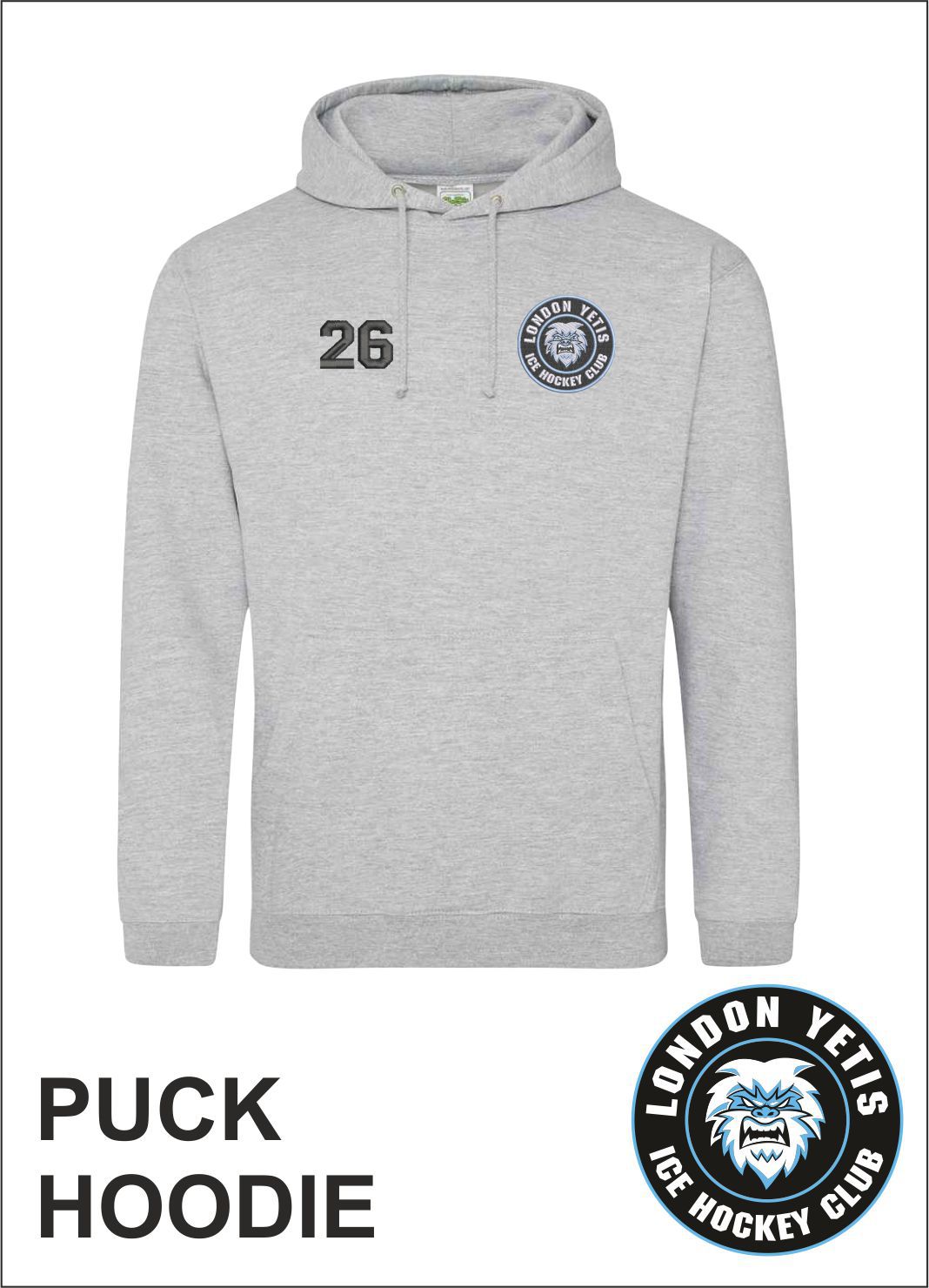 Puck Hoody Sports Grey