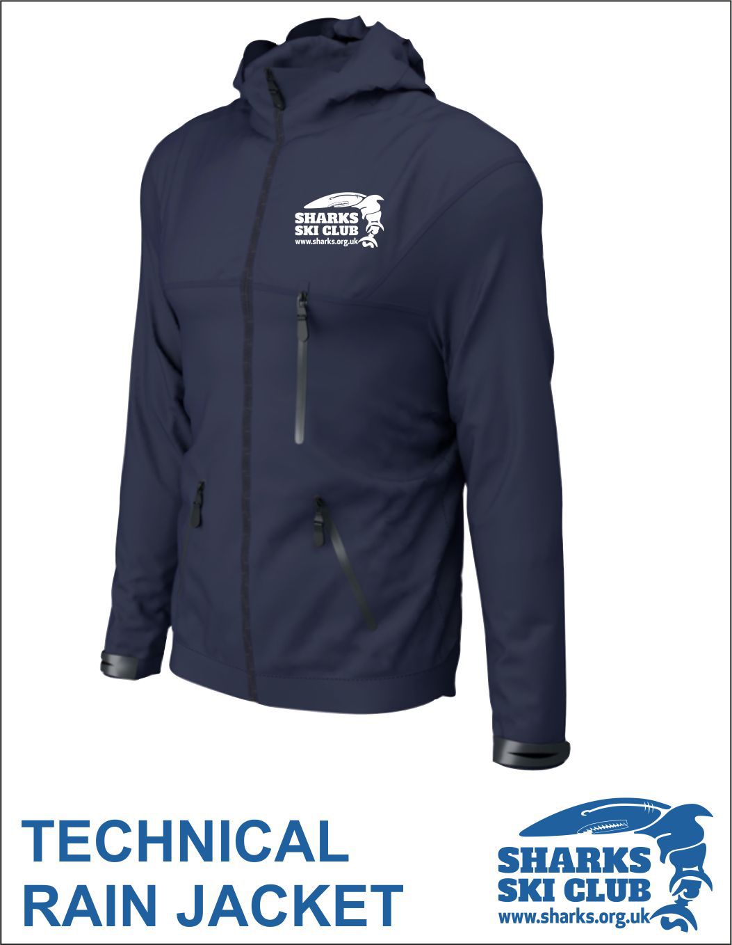 Technical Rain Jacket Front