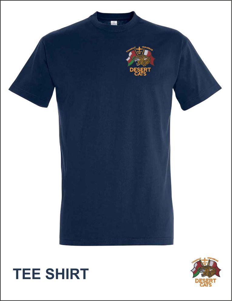 Desert Cap T Shirt Navy