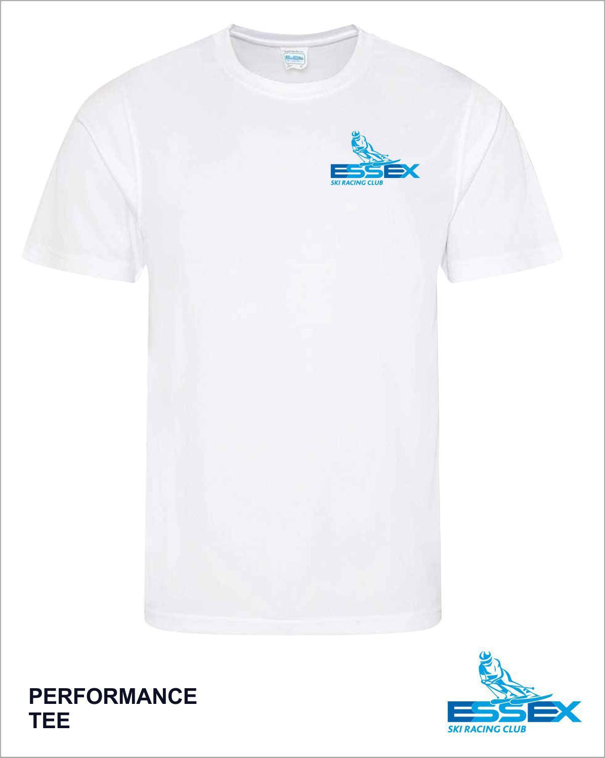 Performance Tee White Front
