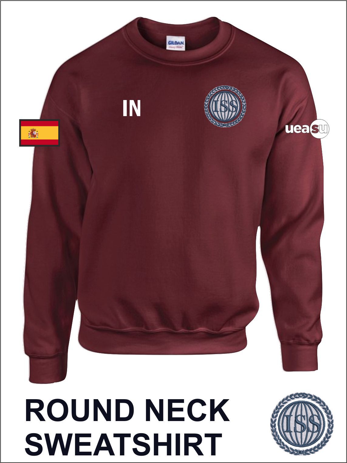 Sweatshirt Maroon Front