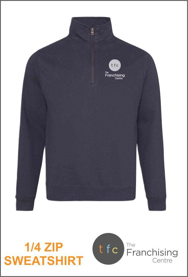 Q Zip Sweatshirt Navy