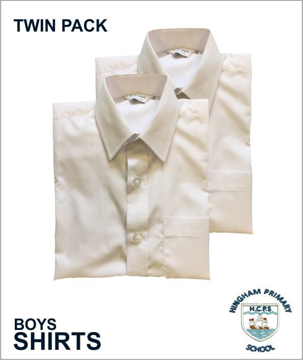 Boys Long Sleeve Shirts (hingham Primary) Twin Pack