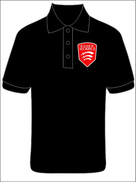 Polo Shirt (essex Blades) Netball Club