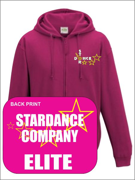 Zip Up Hoody (star Dance) Elite