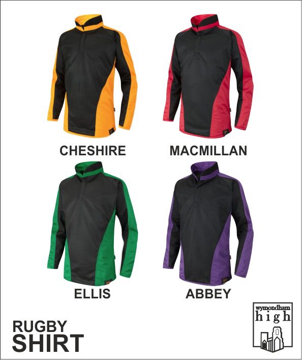 Wymondham High Rugby Shirts