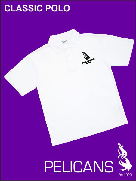 Pelican Club White Polo