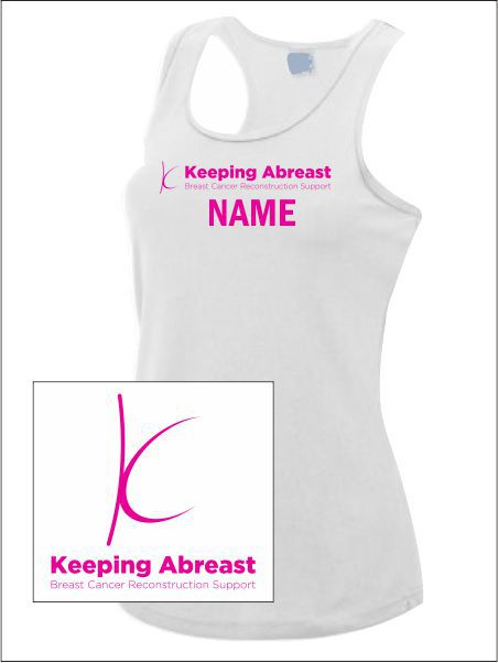 Keeping Abreast White Vest
