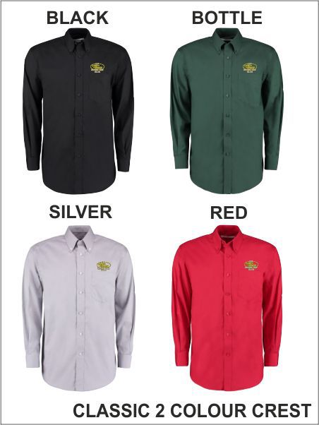 Long Sleeve Shirt Classic 2 Col Crest