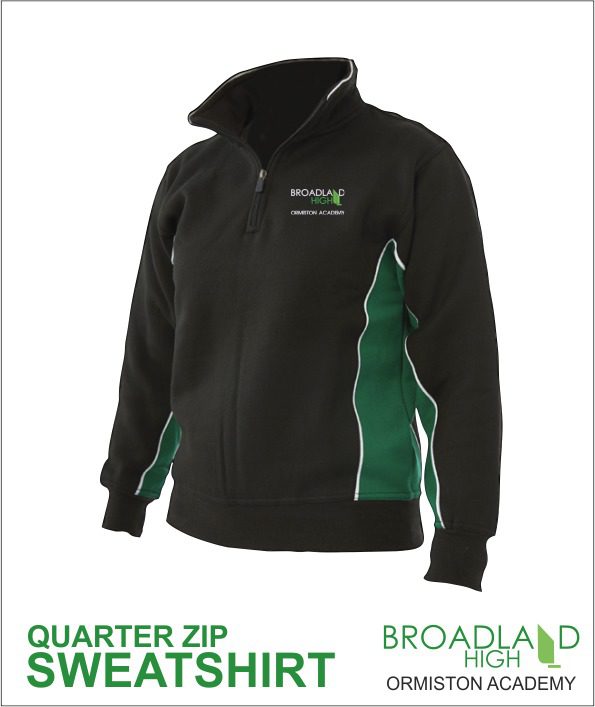 Broadland High School Zip Up Sweatshirt