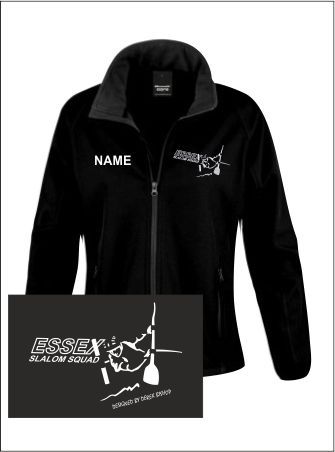 Essex Slalom Womens Black Softshell