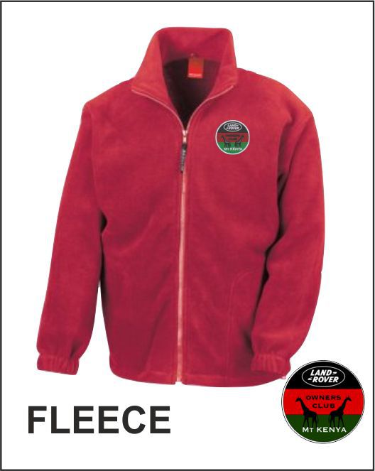 Fleece Jacket Red