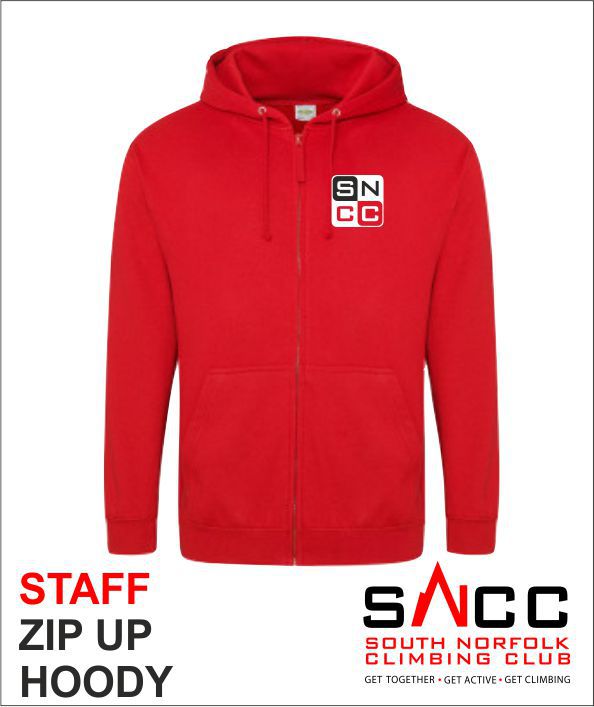 Staff Zip Up Hoody Front