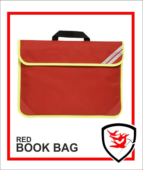 Hi Vis Book Bag Red