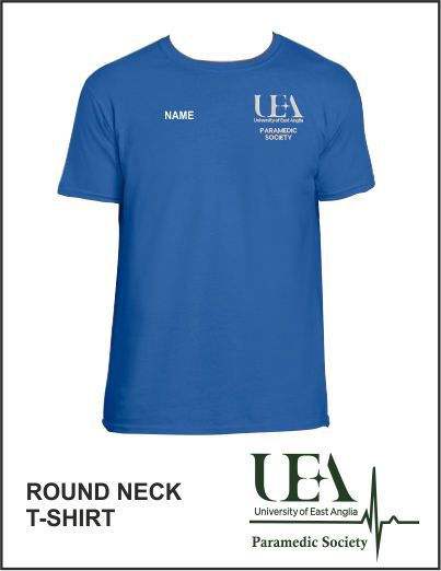 Round Neck T Shirt Royal