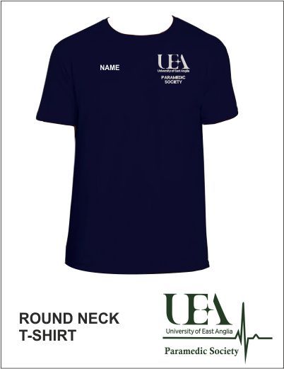 Round Neck T Shirt Navy