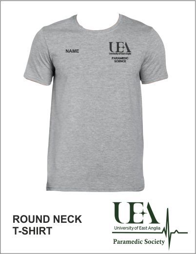 Round Neck T Shirt Sport Grey