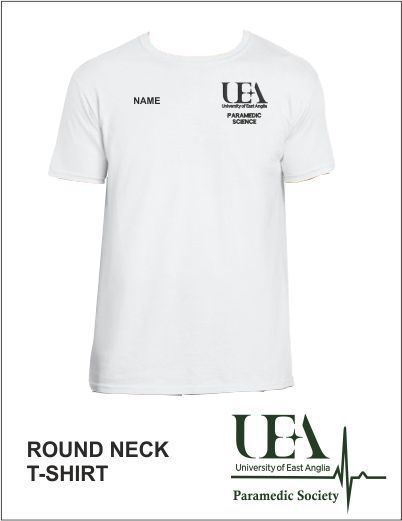 Round Neck T Shirt White