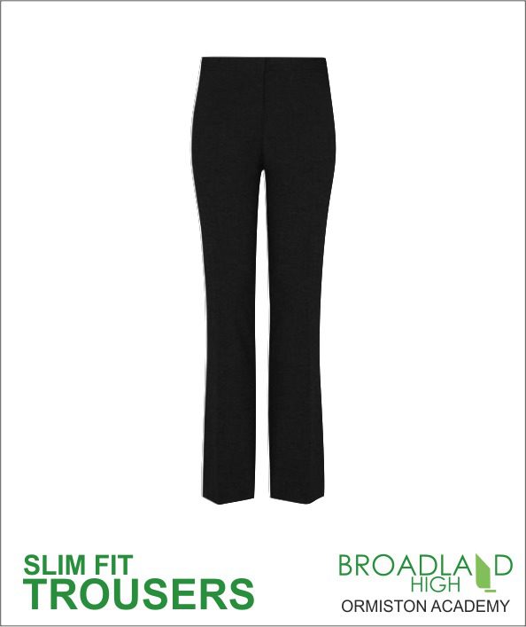 Girls Slim Fit Trousers