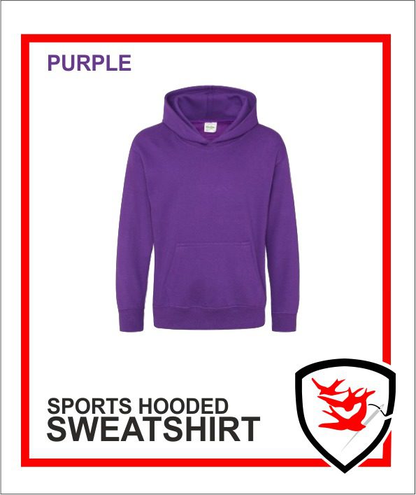 Hooded Sweatshirt Purple