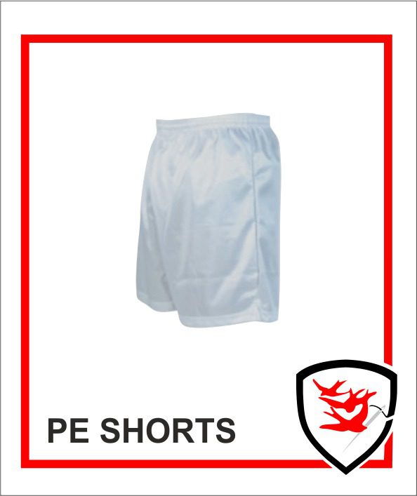 White PE Shorts