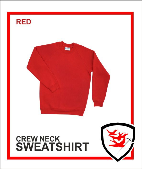 Crew Neck Red