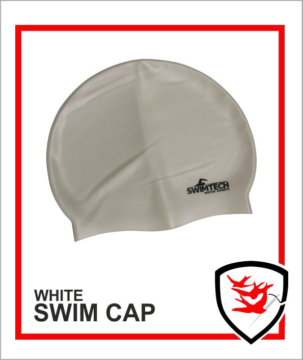 Swim Cap - White