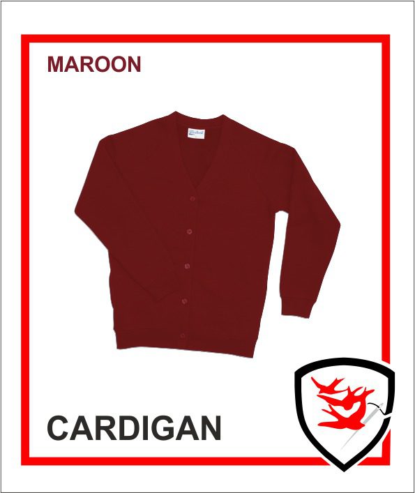 Cardigan Maroon