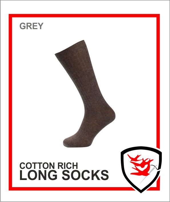 Cotton Rich Socks - Grey