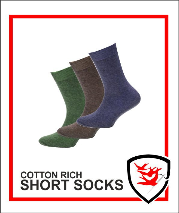 Cotton Rich Short Socks