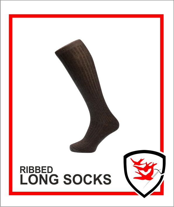 Ribbed Long Socks