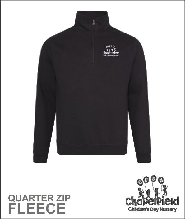 Black Q Zip Sweatshirt